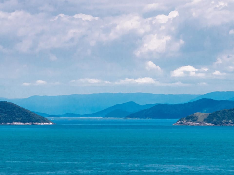 Natural landscape, Mountain view, Sea view