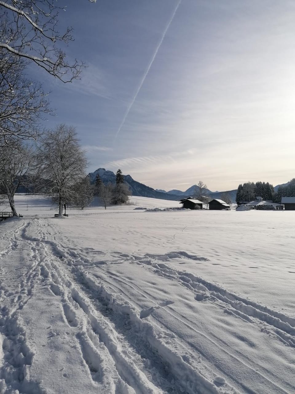 Natural landscape, Winter, Mountain view