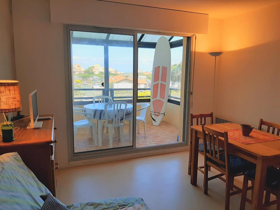 Studio cabine avec piscine et tennis, Capbreton - FR-1-239-809 Cabin in Hossegor