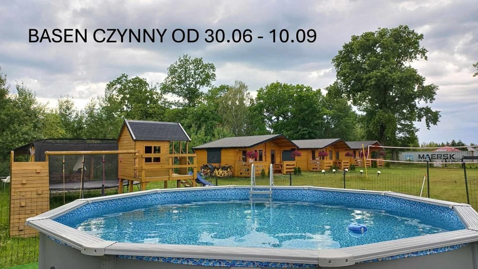 DOMKI POD DĘBEM Nature lodge in West Pomeranian Voivodeship, Poland