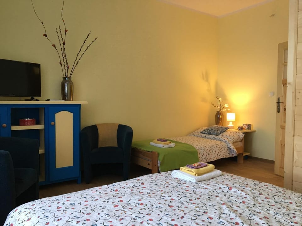 Bed, TV and multimedia, Photo of the whole room, Bedroom