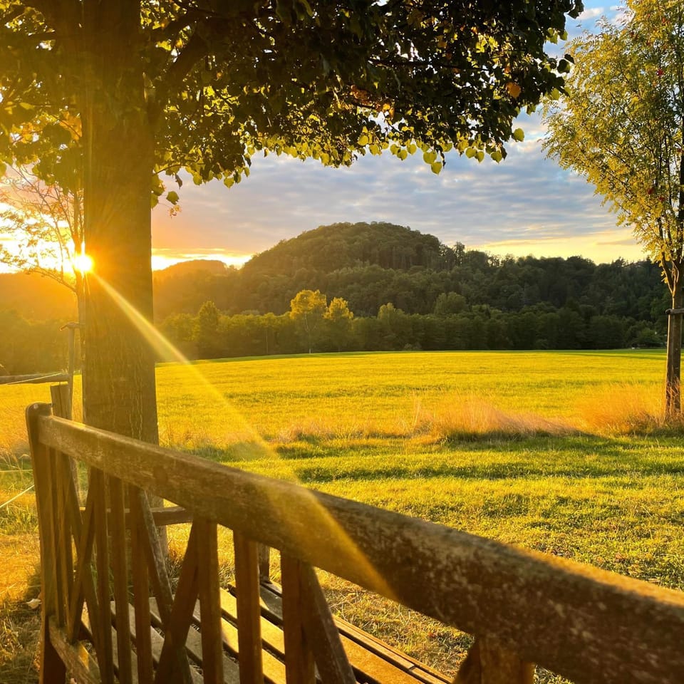 Natural landscape, Sunset