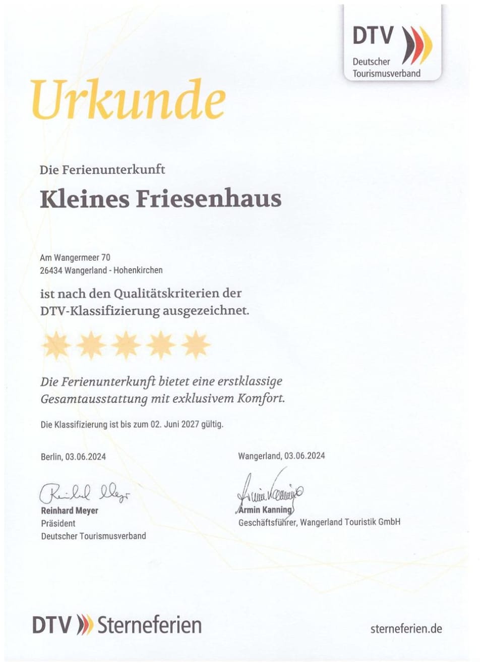Certificate/Award