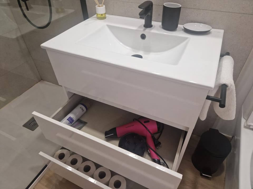 Toilet, Bathroom, hair dryier