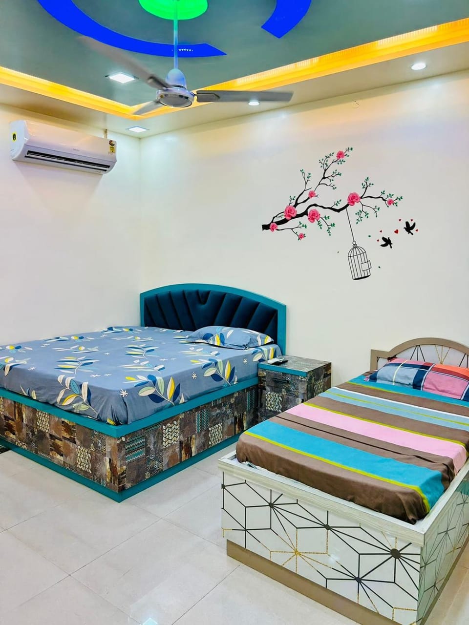 Bedroom, air conditioner