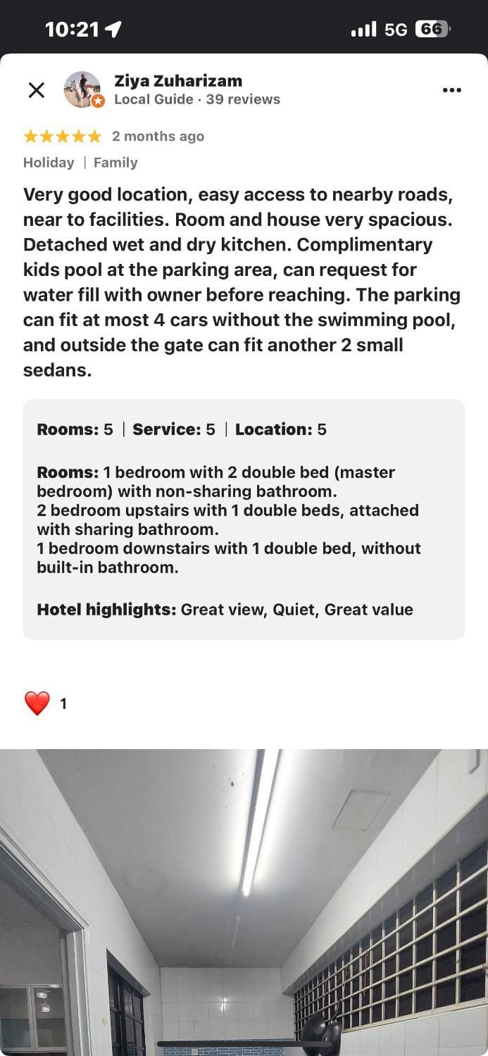 Ssue Klebang Ipoh Homestay With Complementary Pool & High Speed internet WIFI House in Ipoh