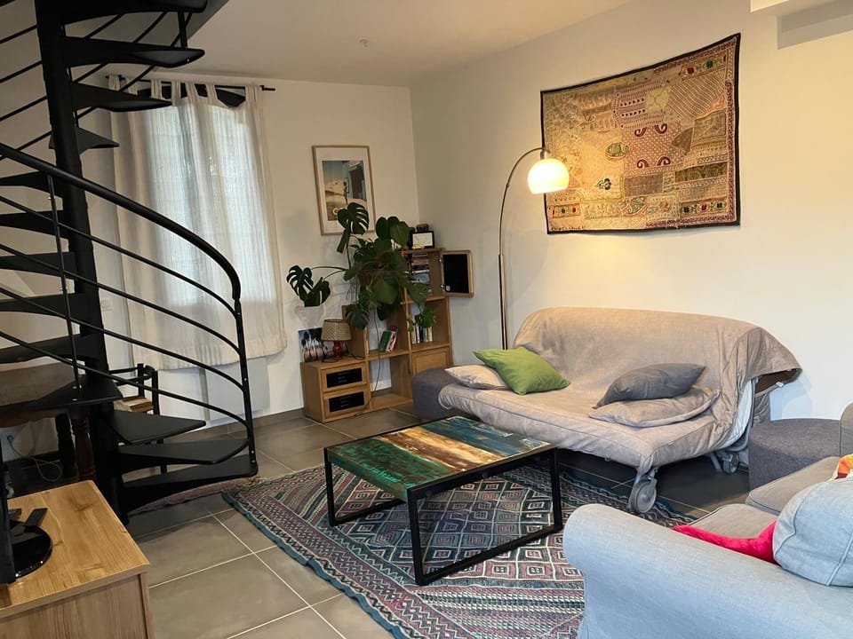 Appartement 4/6 pers, jardin, 6 km de la plage Apartment in Saint-Julien-en-Born