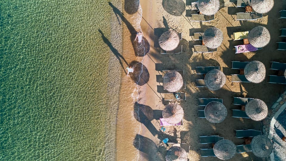 People, Natural landscape, Bird's eye view, Beach, Sea view
