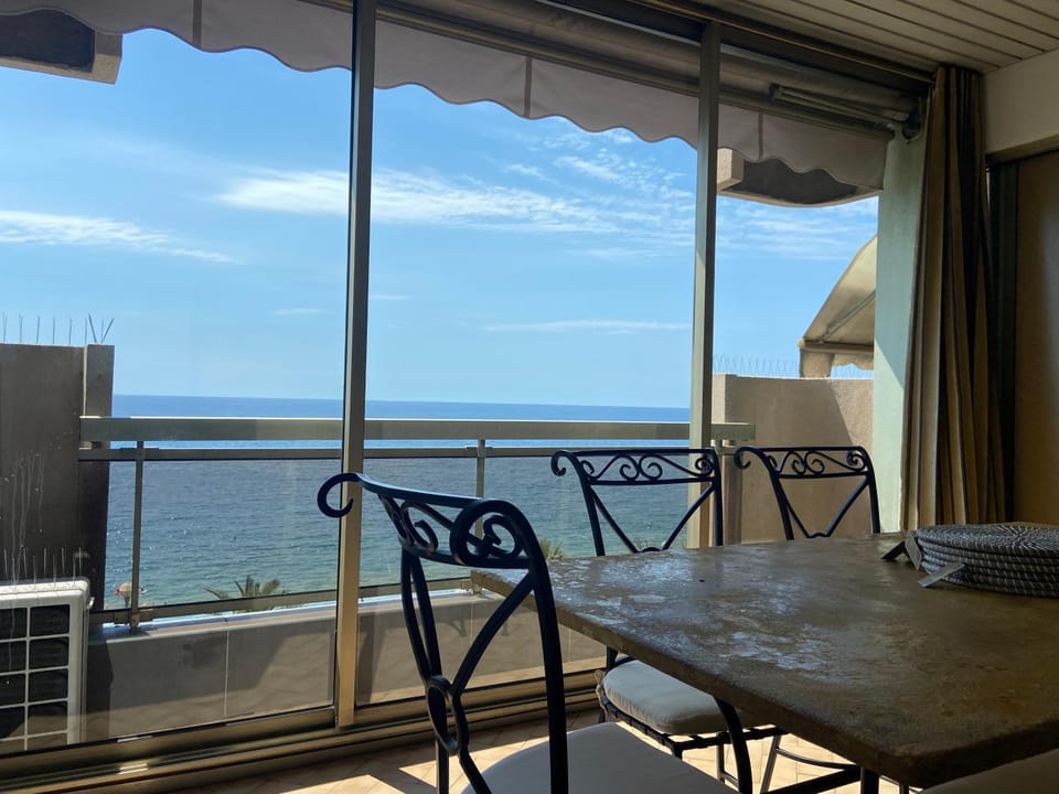 Patio, Day, Natural landscape, View (from property/room), Balcony/Terrace, Living room, Dining area, Sea view