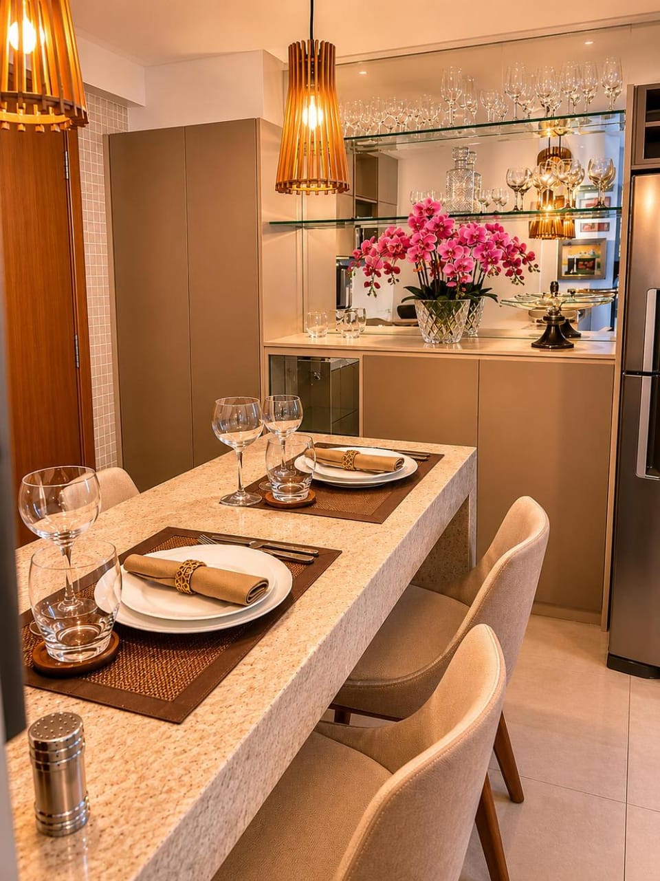 Kitchen or kitchenette, Dining area