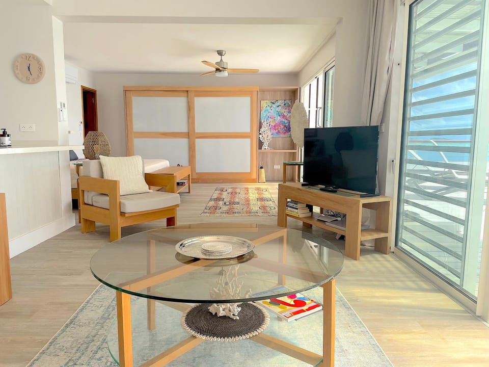 TV and multimedia, Living room, Decorative detail, Sea view, fireplace, locker, safe, air conditioner