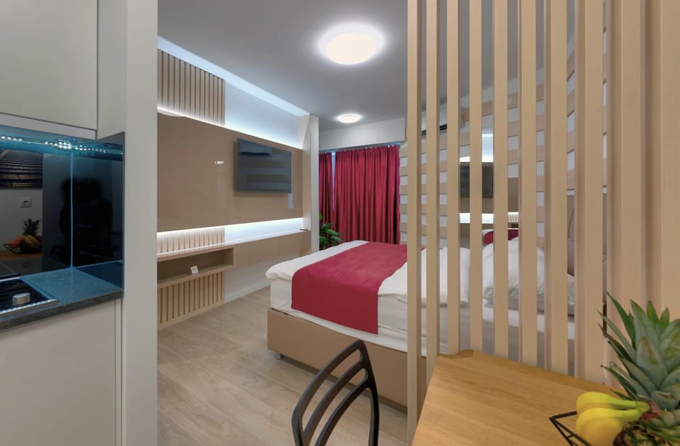 Communal lounge/ TV room, Bed, TV and multimedia, Living room, Dining area, Bedroom