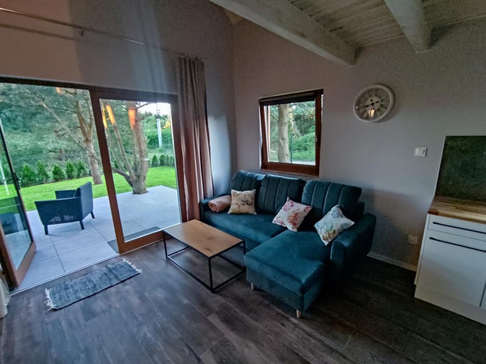 Living room, Seating area, Garden view