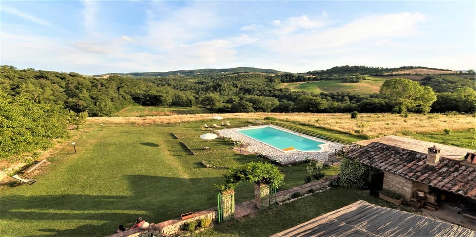 Day, Natural landscape, Garden, Garden view, Pool view, Swimming pool