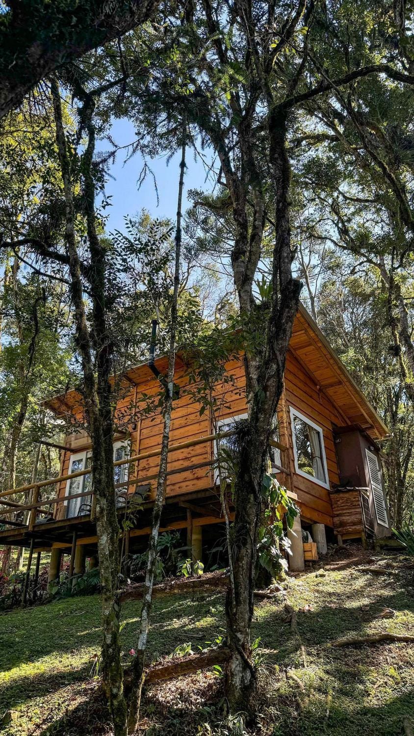 Cabana hidromassagem Morada Alma Gêmea House in State of Santa Catarina