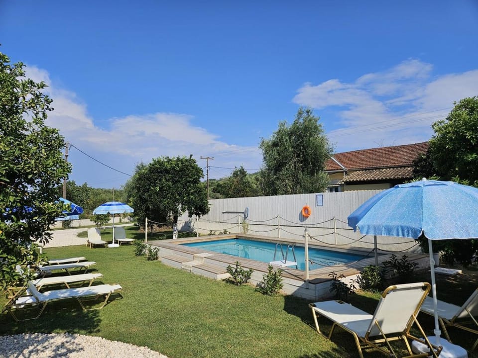 Garden, Pool view, Swimming pool, sunbed