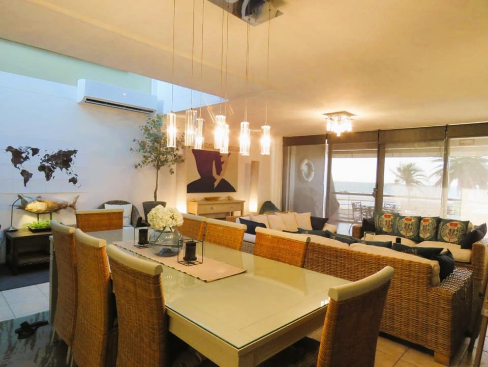Living room, Seating area, Sea view