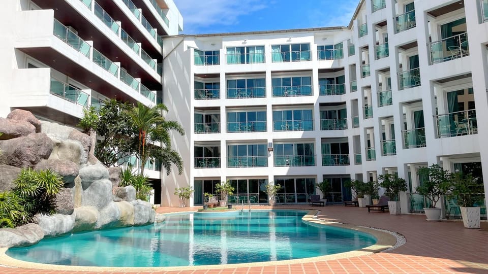 Property building, Pool view, Swimming pool