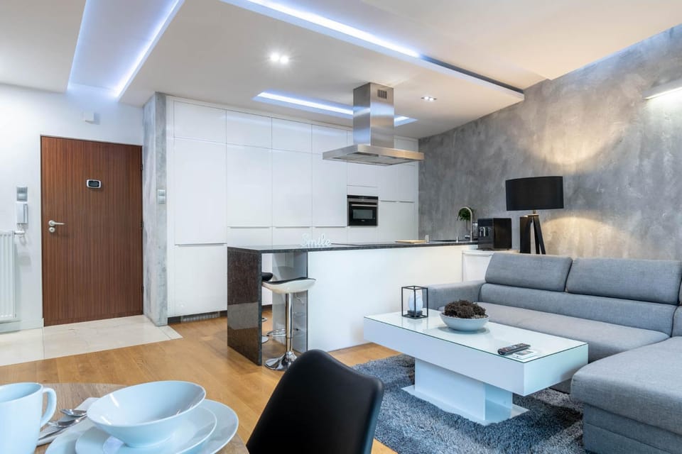 Kitchen or kitchenette, Seating area, minibar