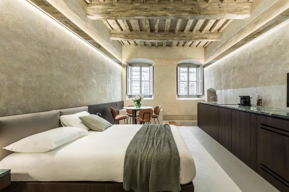 Bed, Photo of the whole room, Bedroom, kitchen
