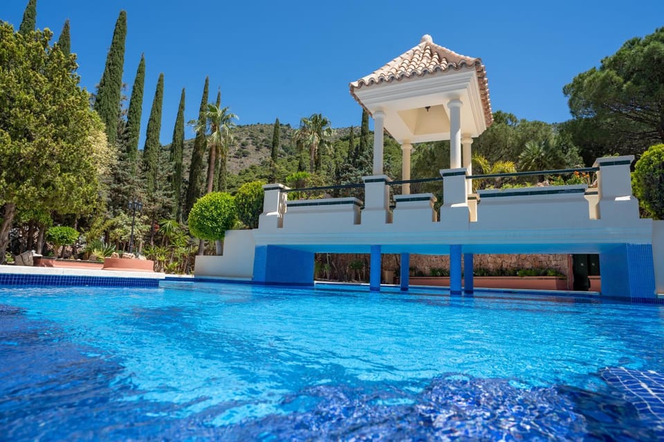 Garden, Pool view, sunbed