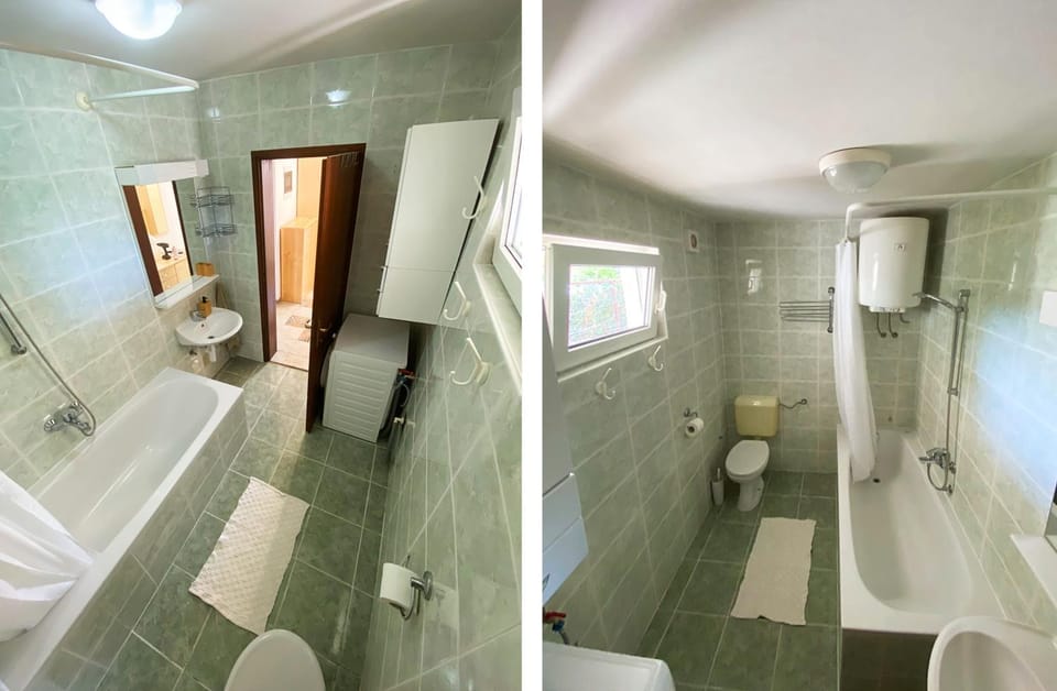 Shower, Bathroom, towels, washing machine
