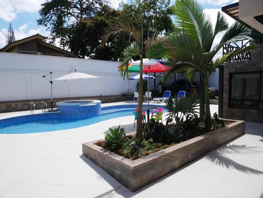 Pool view, Swimming pool