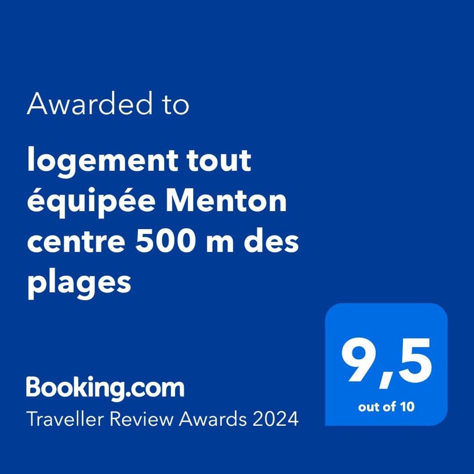 Appartement avec parking gratuit Menton Apartment in Menton