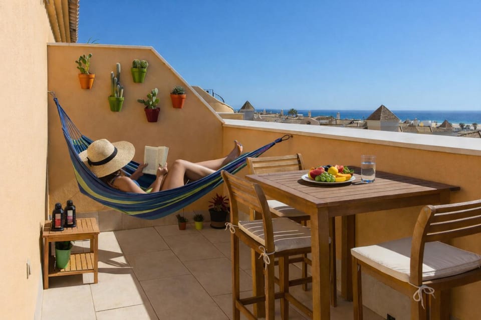 Deja Blue - Tarifa Rent Modern Penthouse Apartment in Costa de la Luz