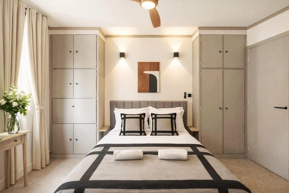 Bed, Bedroom, wardrobe