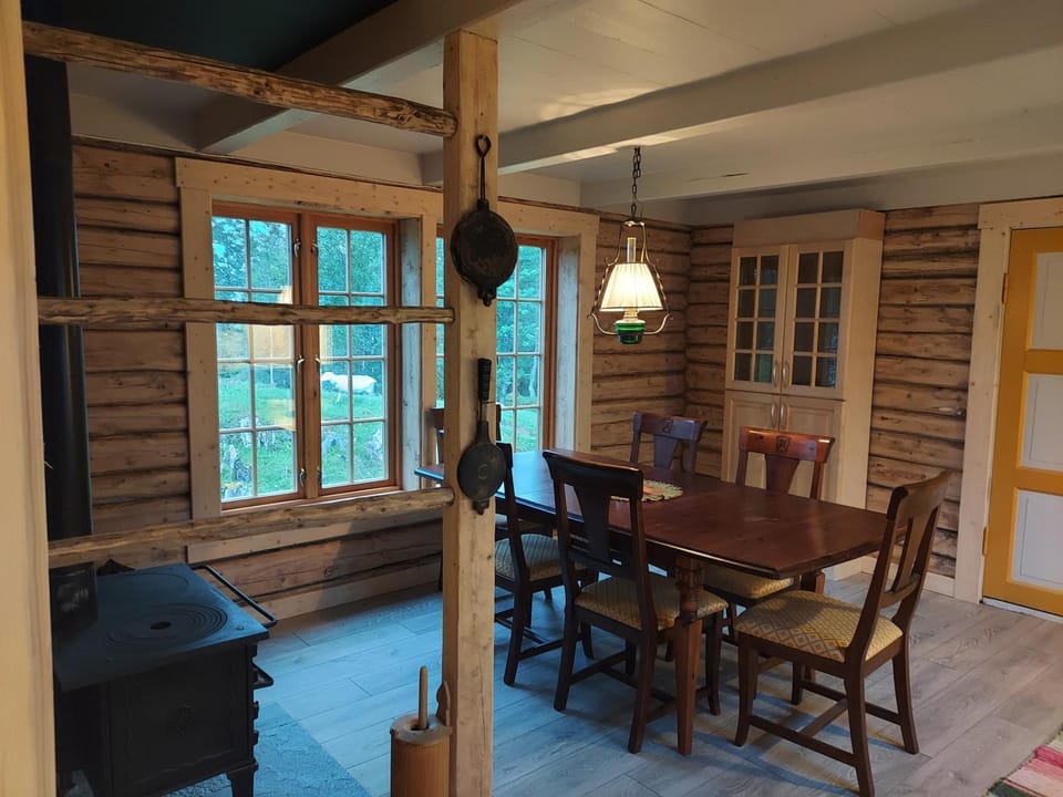 Villmarksgård tømmerstue House in Nordland, Norway