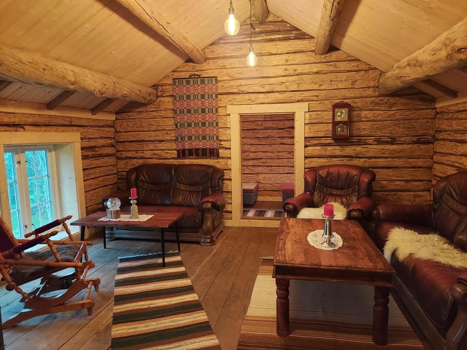 Villmarksgård tømmerstue House in Nordland, Norway