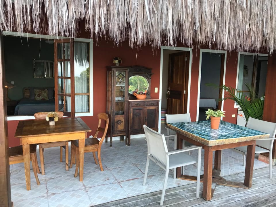 Patio, Facade/entrance, Dining area