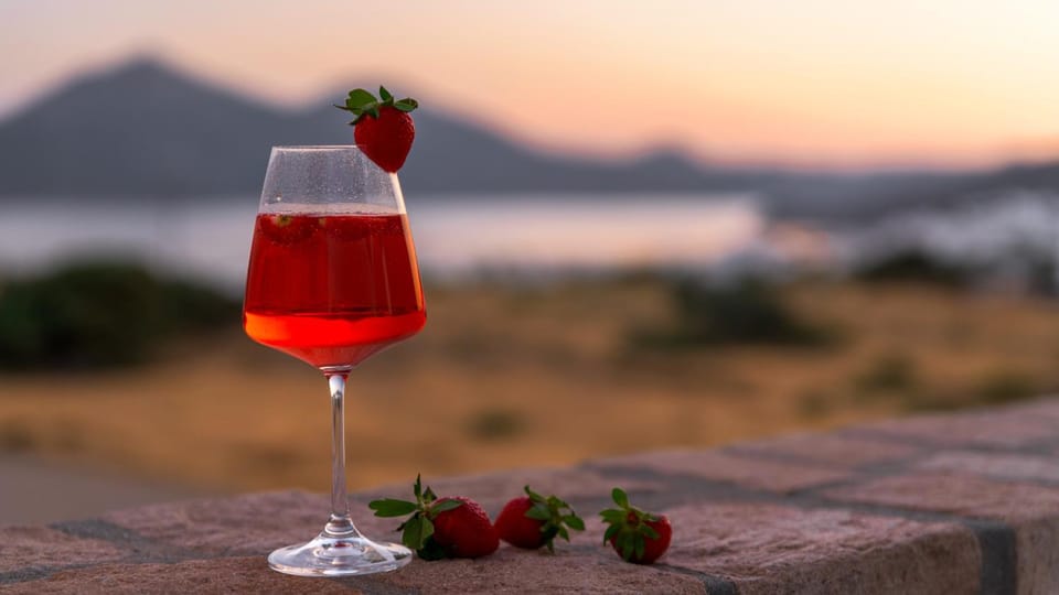 Natural landscape, View (from property/room), Balcony/Terrace, Mountain view, Sea view, Sunset