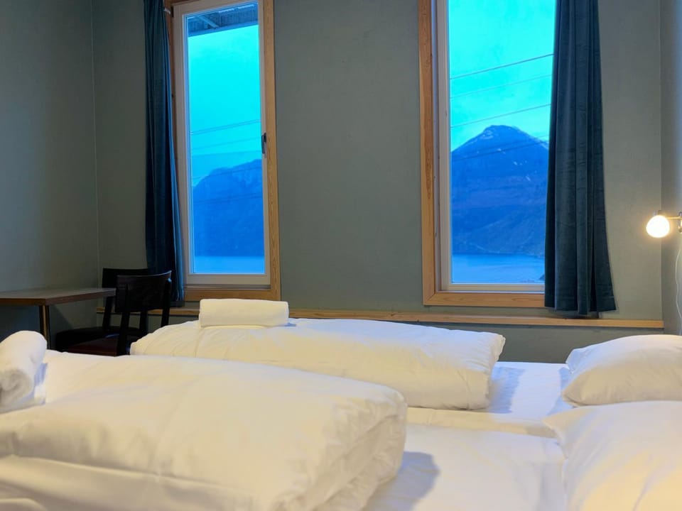 Bed, Natural landscape, Bedroom