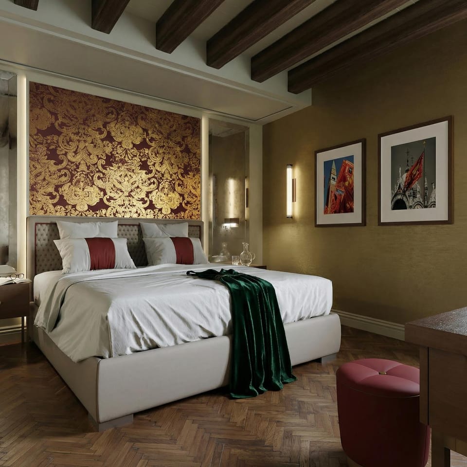Photo of the whole room, Bedroom