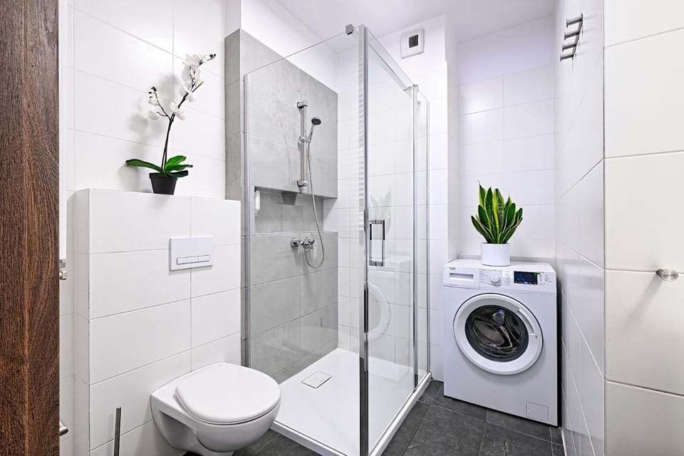 Shower, Bathroom, washing machine