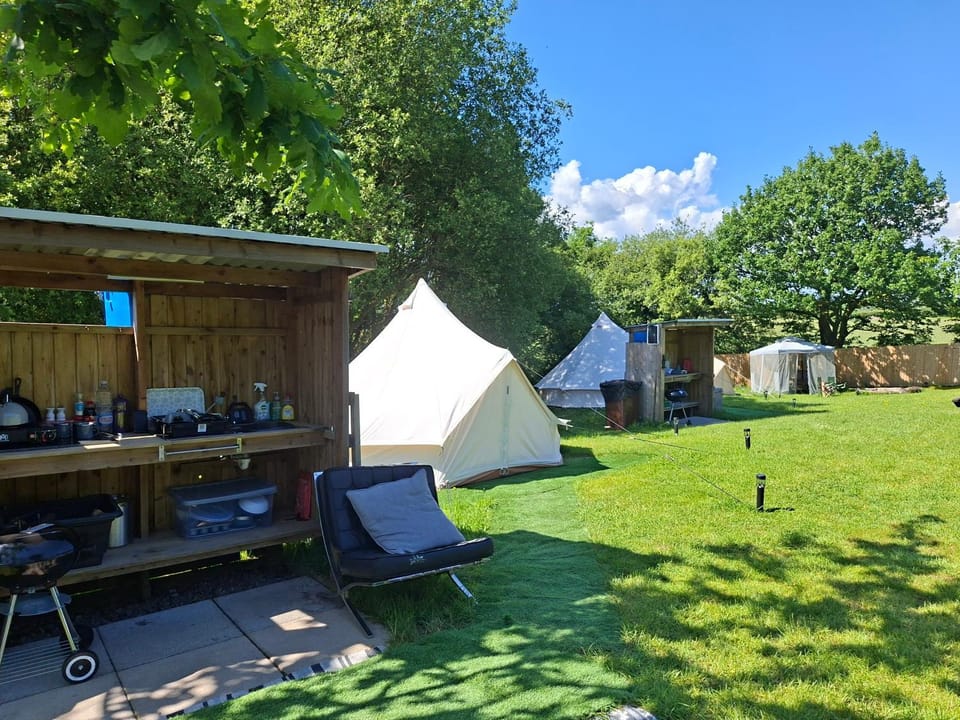 Route 47 Glamping Bell Tents Campground/ 
RV Resort in Wales