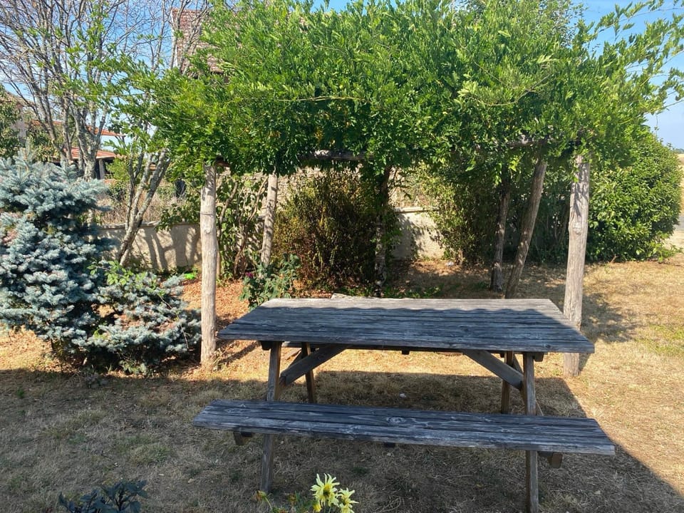 Property building, Dining area, Garden view