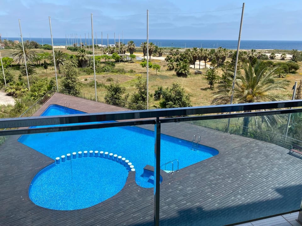 Balcony/Terrace, Sea view, Swimming pool