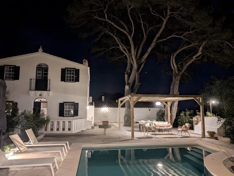Property building, Living room, Swimming pool