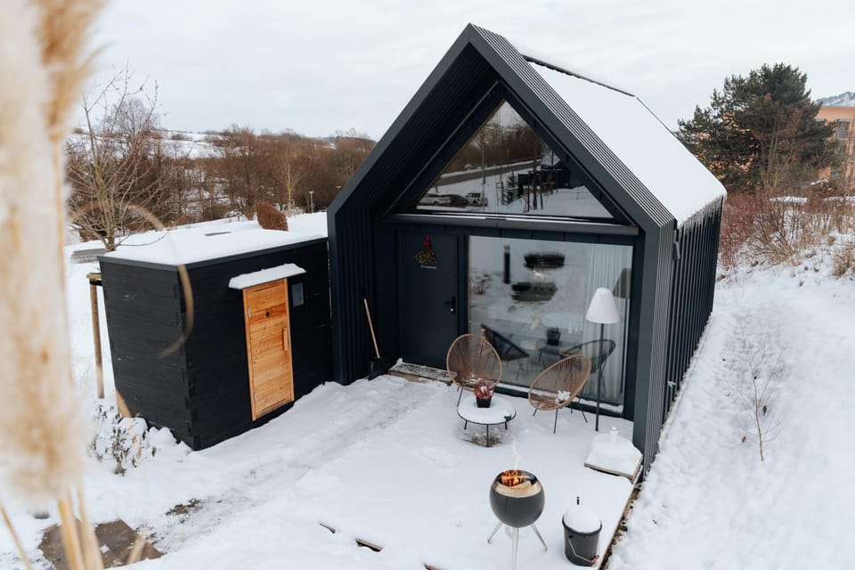 Property building, Winter, Sauna