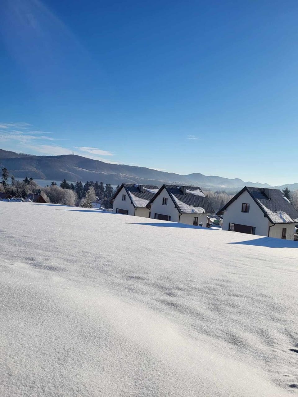 Natural landscape, Winter, Mountain view