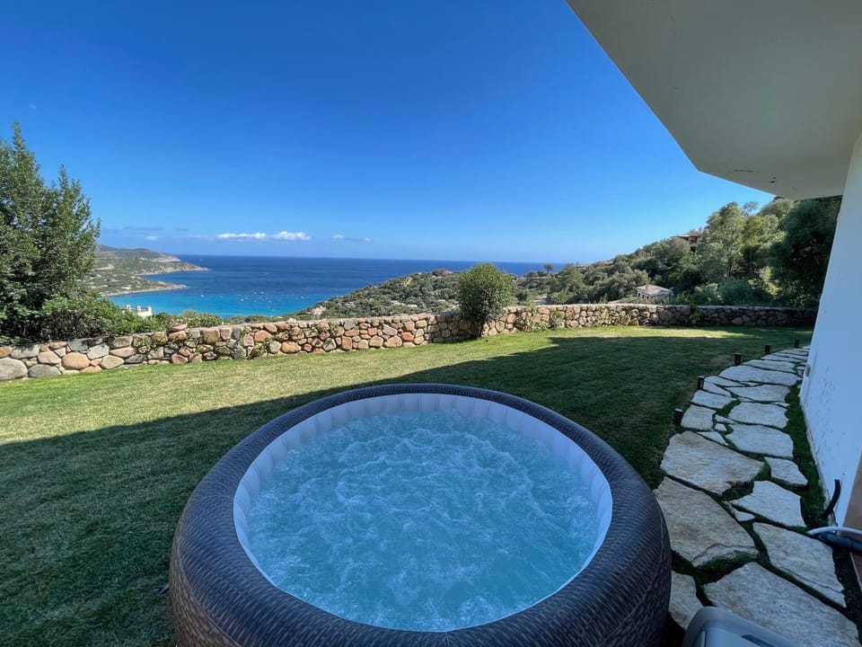 Hot Tub, View (from property/room), Sea view