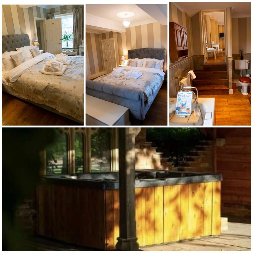 Burtree Country House, Tipi's, Treehouse & Lodge & house rooms with hot tubs in a private garden Nature lodge in Borough of Harrogate