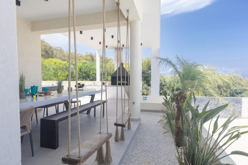 Natural landscape, Dining area, Mountain view