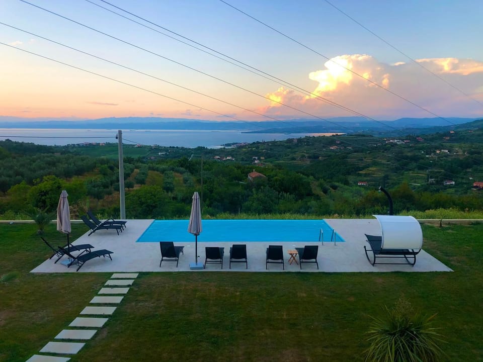 Patio, Sea view, Swimming pool