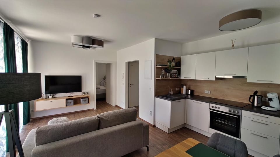 Kitchen or kitchenette, Living room