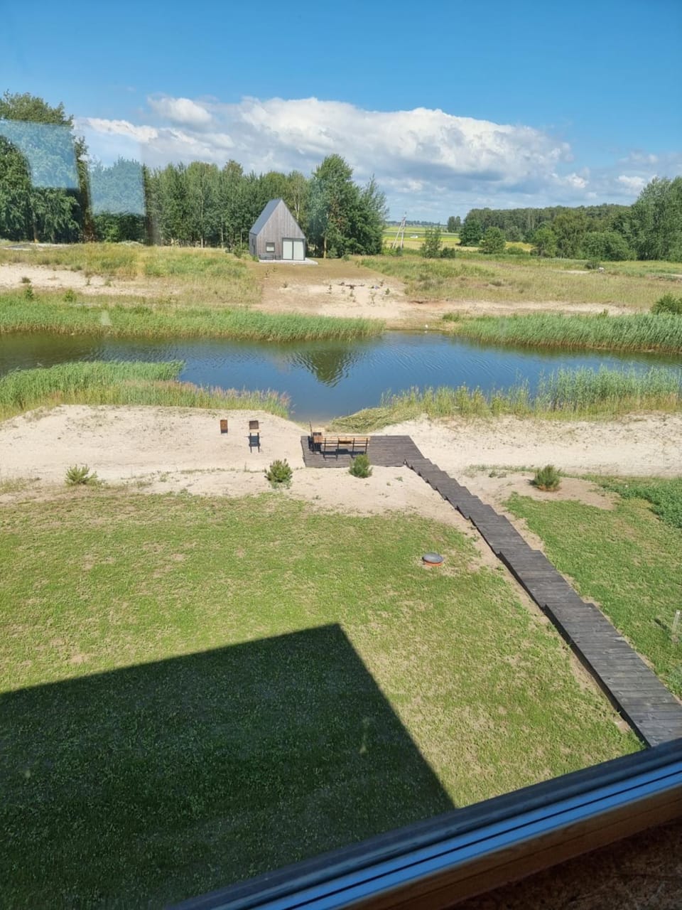 Natural landscape, Lake view