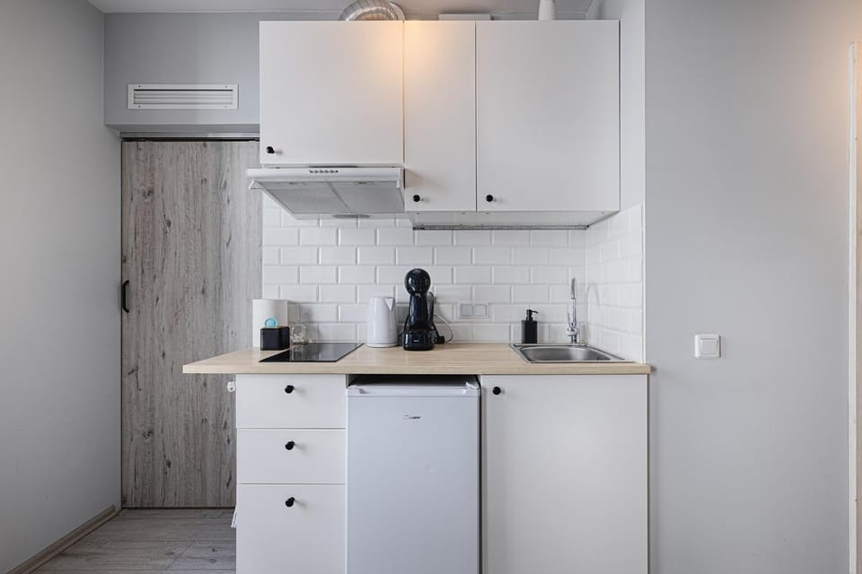 Kitchen or kitchenette, wardrobe